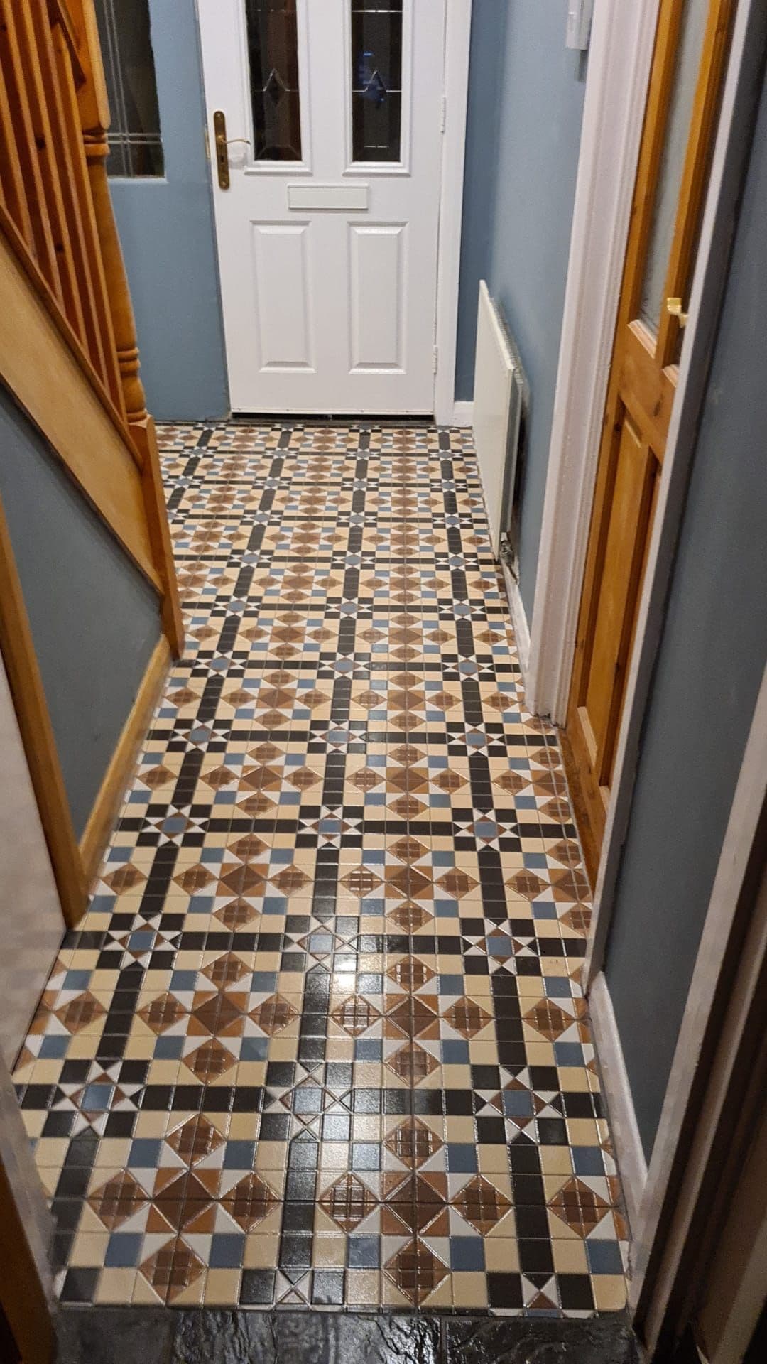 Restored Period Tiled Hallway