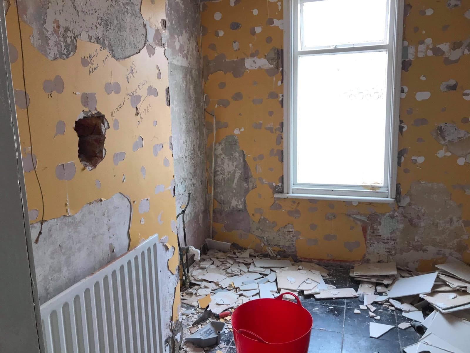 Spa-Style Family Bathroom — before