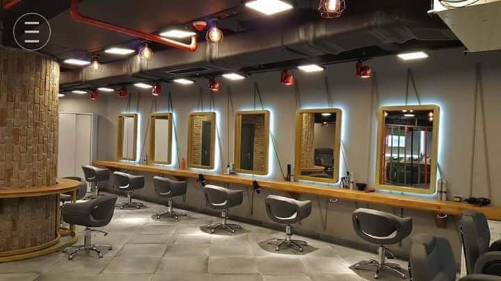 Finished retail shop fit-out with bespoke display shelving — project example 1